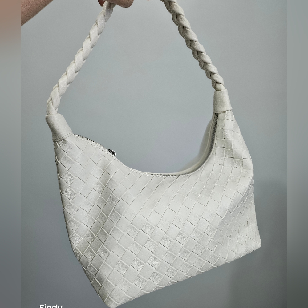 Forever 21White Braided Handle Women's Bag